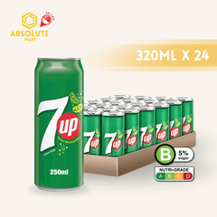 7UP 320ML X 24 (CAN) - ABSOLUTE MART7UP 320ML X 24 (CAN)Cola & Classic Sodas