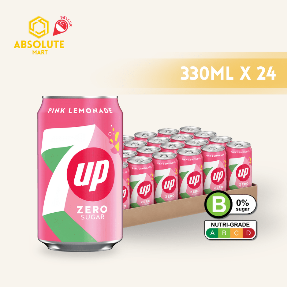 7UP Pink Lemonade Zero 330ML X 24 (CAN) - ABSOLUTE MART7UP Pink Lemonade Zero 330ML X 24 (CAN)Cola & Classic Sodas