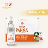 ACQUA PANNA Still Mineral Water 500ML X 24 (GLASS)