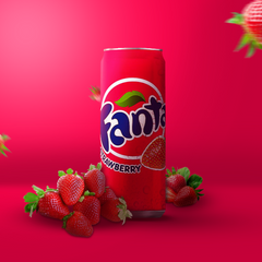 FANTA Strawberry 320ML X 24 (CAN)