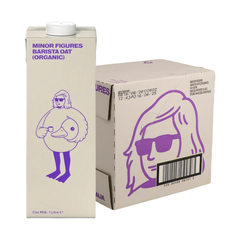 MINOR FIGURES Organic Oat Milk 1L X 6 (TETRA)