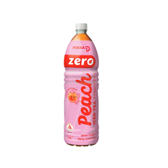 POKKA Ice Peach Tea Zero 1.5L X 12 (BOTTLE)