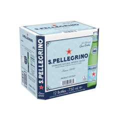 SAN PELLEGRINO Sparkling Mineral Water 750ML X 12 (GLASS)
