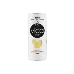 VIDA Zero Sparkling Lemon 325ML X 24 (CAN)