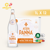 ACQUA PANNA Still Mineral Water 1L X 12 (GLASS) - ABSOLUTE MARTACQUA PANNA Still Mineral Water 1L X 12 (GLASS)Still Water
