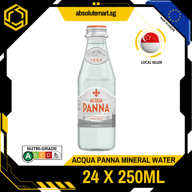 ACQUA PANNA Still Mineral Water 250ML X 24 (GLASS) - ABSOLUTE MARTACQUA PANNA Still Mineral Water 250ML X 24 (GLASS)