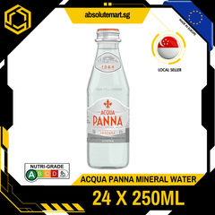 ACQUA PANNA Still Mineral Water 250ML X 24 (GLASS) - ABSOLUTE MARTACQUA PANNA Still Mineral Water 250ML X 24 (GLASS)