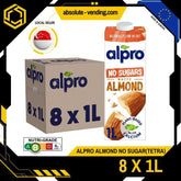 ALPRO No Sugars Almond Milk 1L X 8 (TETRA) - ABSOLUTE MARTALPRO No Sugars Almond Milk 1L X 8 (TETRA)