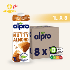 ALPRO Original Almond Milk 1L X 8 (TETRA) - ABSOLUTE MARTALPRO Original Almond Milk 1L X 8 (TETRA)Soy & Almond Milk
