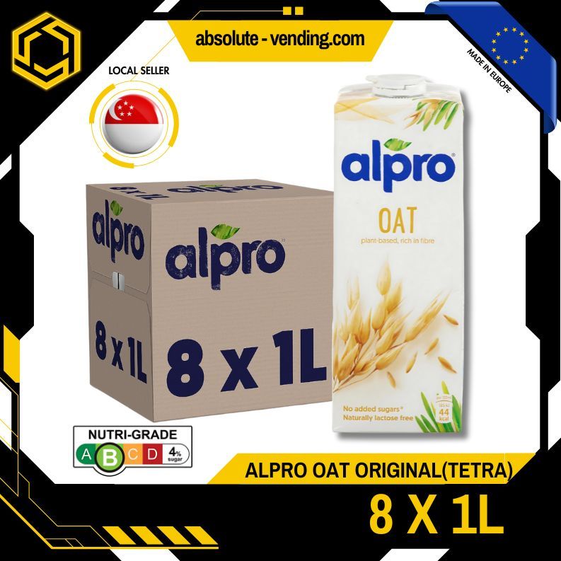 ALPRO Original Oat Milk 1L X 8 (TETRA) - ABSOLUTE MARTALPRO Original Oat Milk 1L X 8 (TETRA)