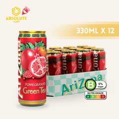 ARIZONA Pomegranate Green Tea 330ML X 12 (CAN) - ABSOLUTE MARTARIZONA Pomegranate Green Tea 330ML X 12 (CAN)Flavoured & Milk Tea