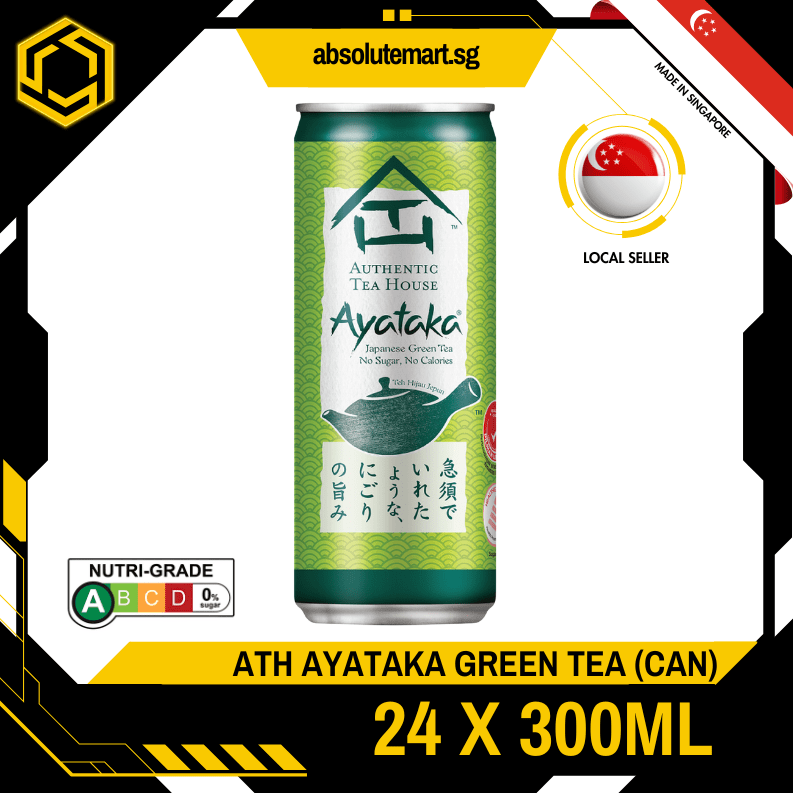 AUTHENTIC TEA HOUSE Ayataka Green Tea 300ML X 24 (CAN) - ABSOLUTE MARTAUTHENTIC TEA HOUSE Ayataka Green Tea 300ML X 24 (CAN)
