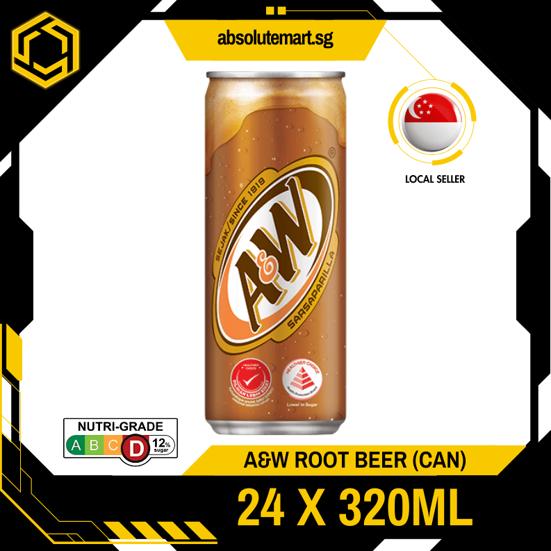 A&W Root Beer 320ML X 24 (CAN) - ABSOLUTE MARTA&W Root Beer 320ML X 24 (CAN)