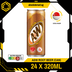 A&W Root Beer 320ML X 24 (CAN) - ABSOLUTE MARTA&W Root Beer 320ML X 24 (CAN)