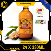 BUNDABERG Ginger Beer 375ML X 24 (GLASS BOTTLE) - ABSOLUTE MARTBUNDABERG Ginger Beer 375ML X 24 (GLASS BOTTLE)