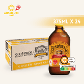 BUNDABERG Ginger Beer 375ML X 24 (GLASS BOTTLE) - ABSOLUTE MARTBUNDABERG Ginger Beer 375ML X 24 (GLASS BOTTLE)Cola & Classic Sodas