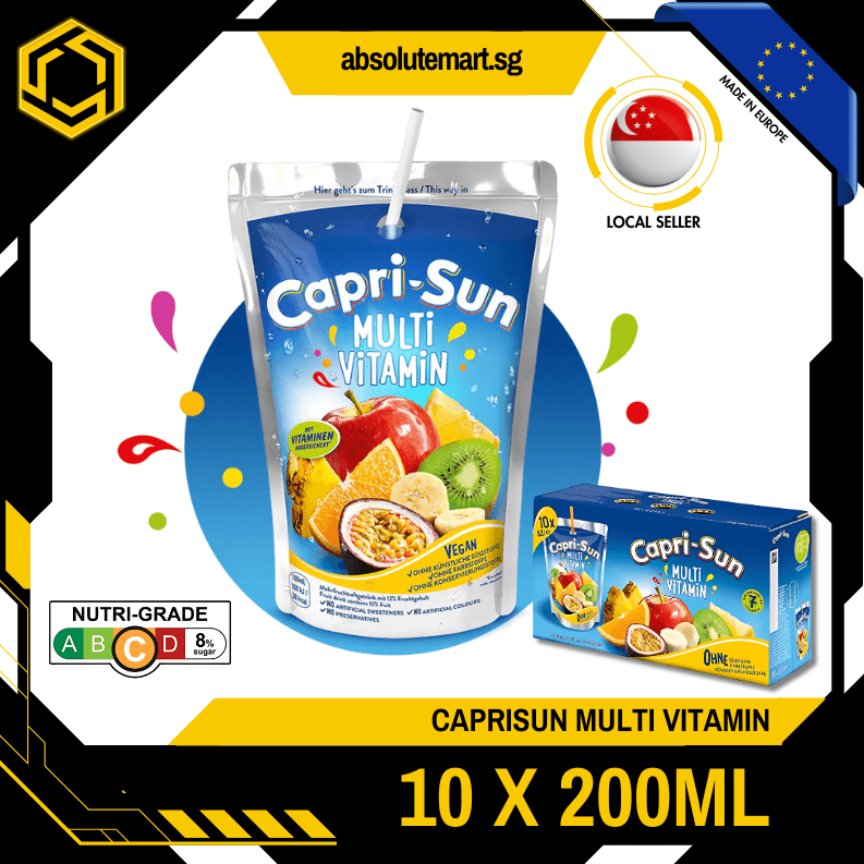 CAPRISUN Multi Vitamin Juice 200ML X 10 (TETRA) - ABSOLUTE MARTCAPRISUN Multi Vitamin Juice 200ML X 10 (TETRA)