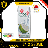 COCO9 100% Coconut Water 250ML X 24 (TETRA) - ABSOLUTE MARTCOCO9 100% Coconut Water 250ML X 24 (TETRA)