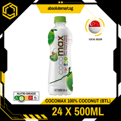 COCOMAX 100% Coconut Water 500ML X 24 (BOTTLE) - ABSOLUTE MARTCOCOMAX 100% Coconut Water 500ML X 24 (BOTTLE)