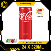 COKE Classic 320ML X 24 (CAN) - ABSOLUTE MARTCOKE Classic 320ML X 24 (CAN)