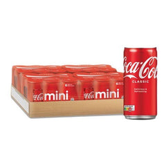 COKE Classic Mini 180ML X 24 (CAN) - ABSOLUTE MARTCOKE Classic Mini 180ML X 24 (CAN)