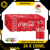 COKE Classic Mini 180ML X 24 (CAN) - ABSOLUTE MARTCOKE Classic Mini 180ML X 24 (CAN)