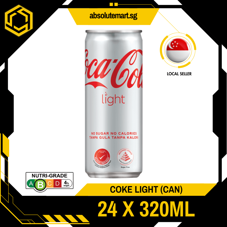 COKE Light 320ML X 24 (CAN) - ABSOLUTE MARTCOKE Light 320ML X 24 (CAN)