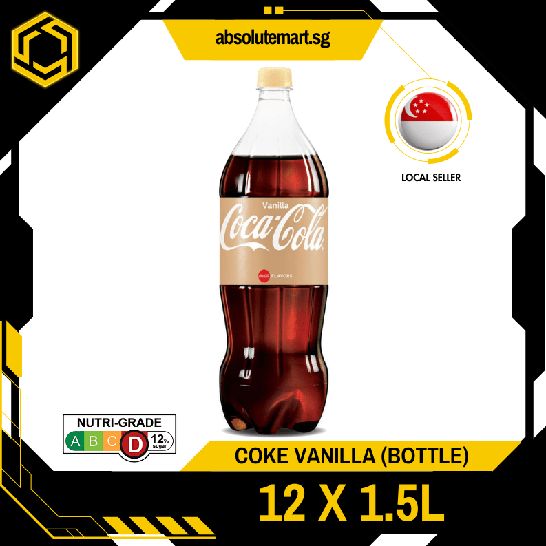 COKE Vanilla 1.5L X 12 (BOTTLE) - ABSOLUTE MARTCOKE Vanilla 1.5L X 12 (BOTTLE)