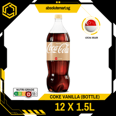 COKE Vanilla 1.5L X 12 (BOTTLE) - ABSOLUTE MARTCOKE Vanilla 1.5L X 12 (BOTTLE)