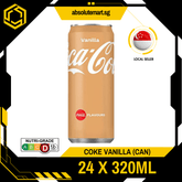 COKE Vanilla 320ML X 24 (CAN) - ABSOLUTE MARTCOKE Vanilla 320ML X 24 (CAN)