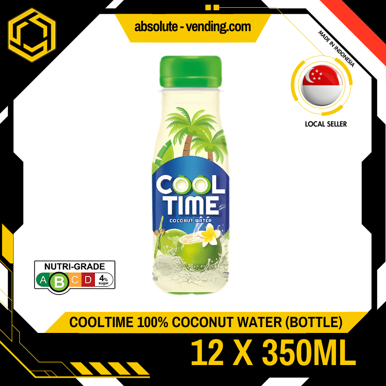 COOL TIME 100% Coconut Water 350ML X 12 (BOTTLE) - ABSOLUTE MARTCOOL TIME 100% Coconut Water 350ML X 12 (BOTTLE)