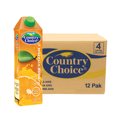 COUNTRY CHOICE Fruit Juice Drink Orange 1L x 12 (TETRA - ABSOLUTE MARTCOUNTRY CHOICE Fruit Juice Drink Orange 1L x 12 (TETRAFruit Drinks