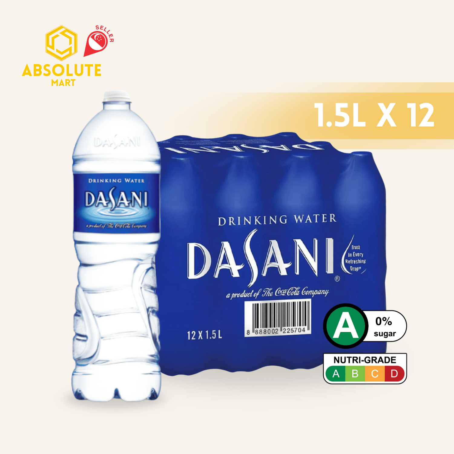 DASANI DRINKING Water 1.5L x 12 (BOTTLE) - ABSOLUTE MARTDASANI DRINKING Water 1.5L x 12 (BOTTLE)Still Water