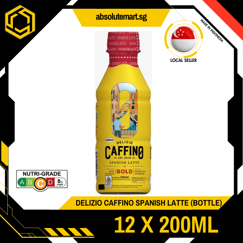 DELIZIO CAFFINO Spanish Latte 200ML X 12 (BOTTLE) - ABSOLUTE MARTDELIZIO CAFFINO Spanish Latte 200ML X 12 (BOTTLE)