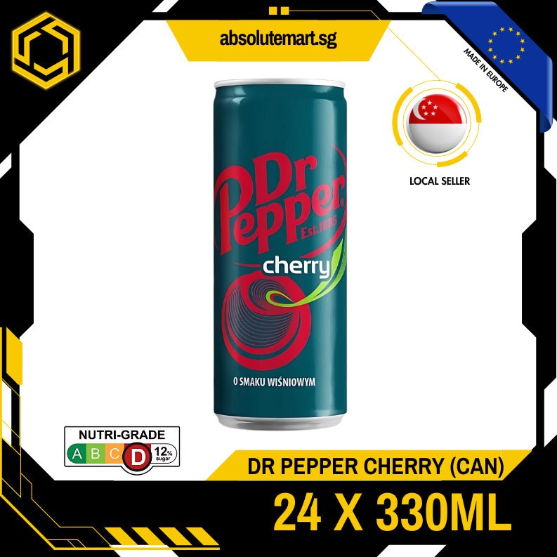 DR PEPPER Cherry 330ML X 24 (CANS) - ABSOLUTE MARTDR PEPPER Cherry 330ML X 24 (CANS)