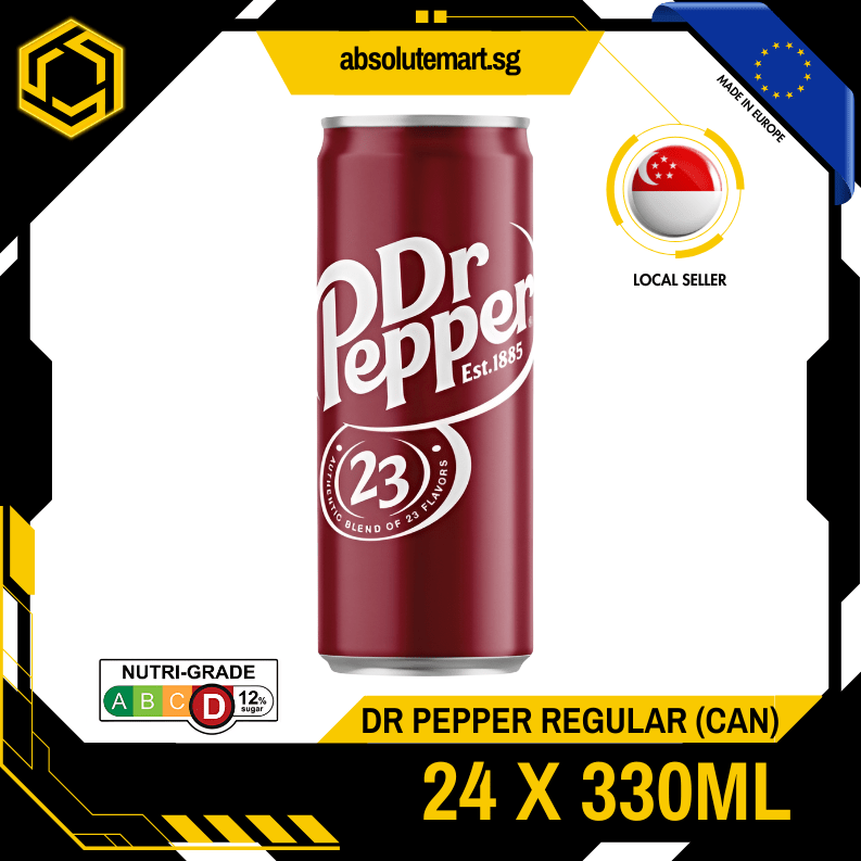 DR PEPPER Regular 330ML X 24 (CANS) - ABSOLUTE MARTDR PEPPER Regular 330ML X 24 (CANS)