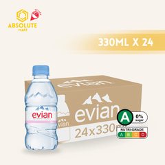 EVIAN Mineral Water 330ML X 24 (BOTTLE) - ABSOLUTE MARTEVIAN Mineral Water 330ML X 24 (BOTTLE)Still Water