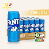 FANTA Cream Soda 320ML X 24 (CAN) - ABSOLUTE MARTFANTA Cream Soda 320ML X 24 (CAN)Cola & Classic Sodas