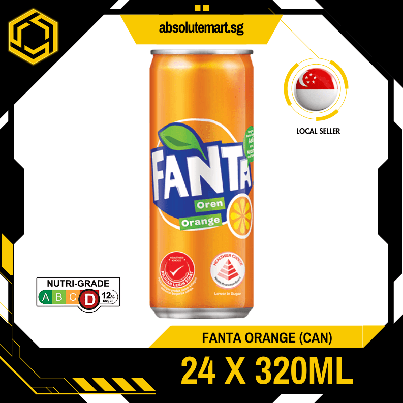 FANTA Orange 320ML X 24 (CAN) - ABSOLUTE MARTFANTA Orange 320ML X 24 (CAN)