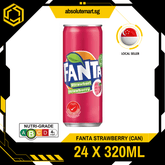 FANTA Strawberry 320ML X 24 (CAN) - ABSOLUTE MARTFANTA Strawberry 320ML X 24 (CAN)