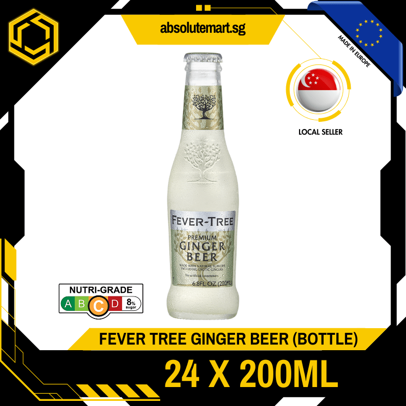 FEVER TREE Premium Ginger Beer 200ML X 24 (GLASS) - ABSOLUTE MARTFEVER TREE Premium Ginger Beer 200ML X 24 (GLASS)