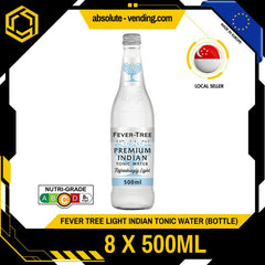 FEVER TREE Premium Light Mediterranean Tonic Water 500ML X 8 (GLASS) - ABSOLUTE MARTFEVER TREE Premium Light Mediterranean Tonic Water 500ML X 8 (GLASS)