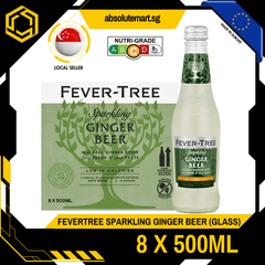 FEVER TREE Sparkling Ginger Beer 500ML X 8 (GLASS) - ABSOLUTE MARTFEVER TREE Sparkling Ginger Beer 500ML X 8 (GLASS)