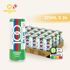 F&N 100 Plus Lemon Lime 325ML X 24 (CAN) - ABSOLUTE MARTF&N 100 Plus Lemon Lime 325ML X 24 (CAN)Isotonic Drinks