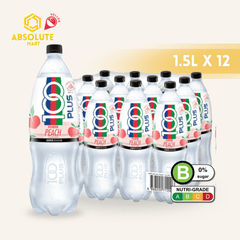 F&N 100 Plus Peach Zero 1.5L X 12 (BOTTLE) - ABSOLUTE MARTF&N 100 Plus Peach Zero 1.5L X 12 (BOTTLE)Isotonic Drinks