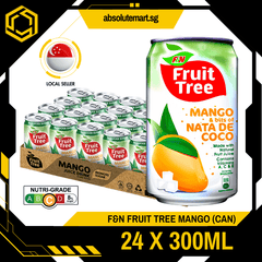 F&N FRUIT TREE Mango 300ML X 24 (CAN) - ABSOLUTE MARTF&N FRUIT TREE Mango 300ML X 24 (CAN)