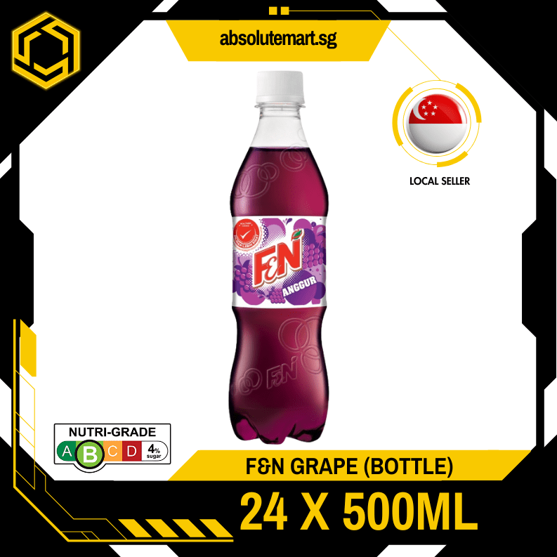 F&N GRAPE 500ML X 24 (BOTTLE) - ABSOLUTE MARTF&N GRAPE 500ML X 24 (BOTTLE)
