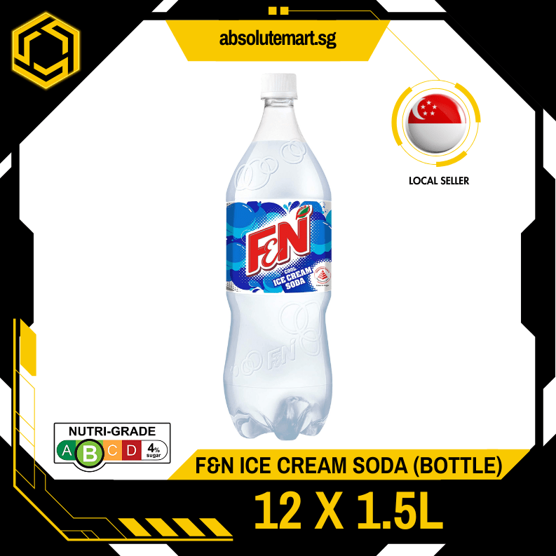 F&N Ice Cream Soda 1.5L X 12 (BOTTLE) - ABSOLUTE MARTF&N Ice Cream Soda 1.5L X 12 (BOTTLE)