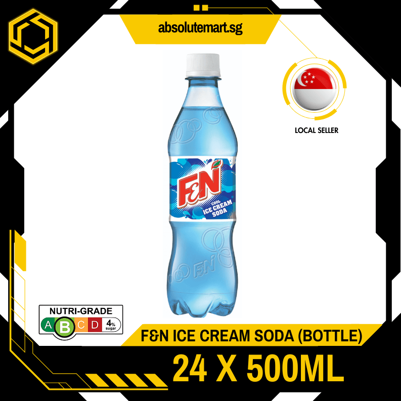 F&N Ice Cream Soda 500ML X 24 (BOTTLE) - ABSOLUTE MARTF&N Ice Cream Soda 500ML X 24 (BOTTLE)