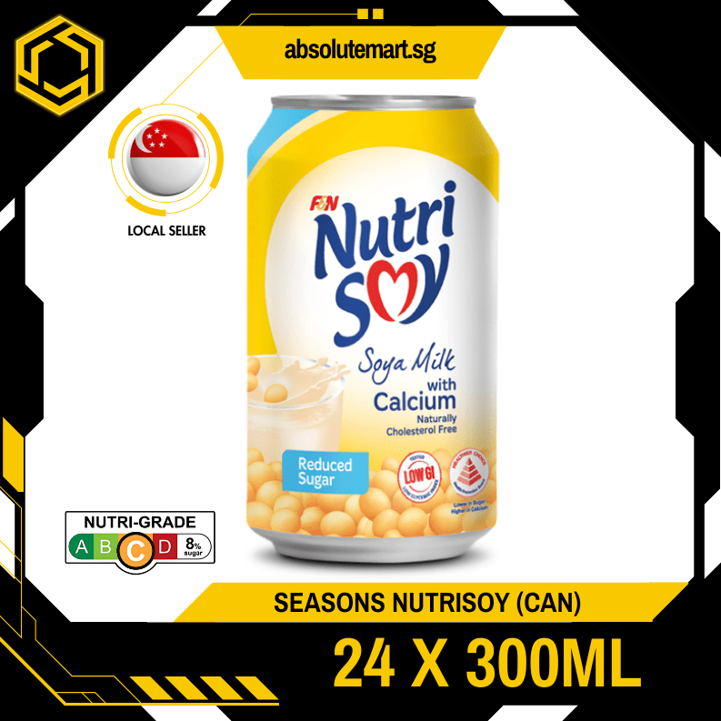 F&N Nutrisoy 300ML X 24 (CAN) - ABSOLUTE MARTF&N Nutrisoy 300ML X 24 (CAN)